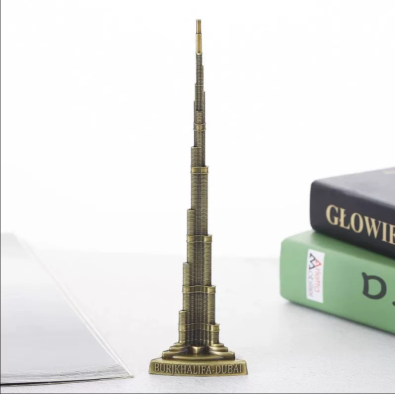 Home Office Dubai - Dubai Burj Khalifa Ornamente, Weltberühmte Gebäudemodelle,