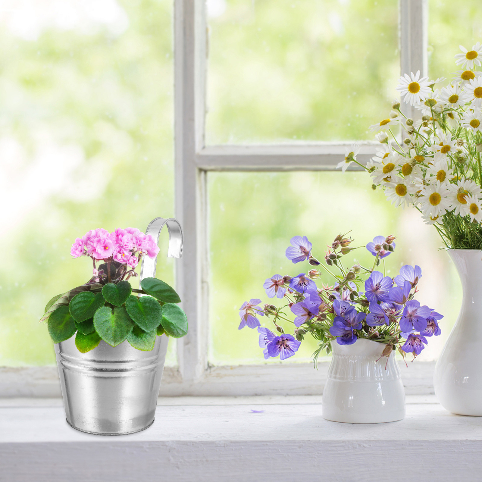 Home Office With Plants - 2 Stück dekorative, hängende Blumeneimer aus