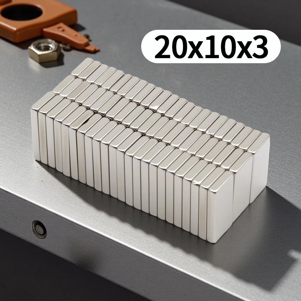 Home Or Office Use - 20X10X3MM Imans Block Kühlschrankmagnete für Büro-Whiteboard