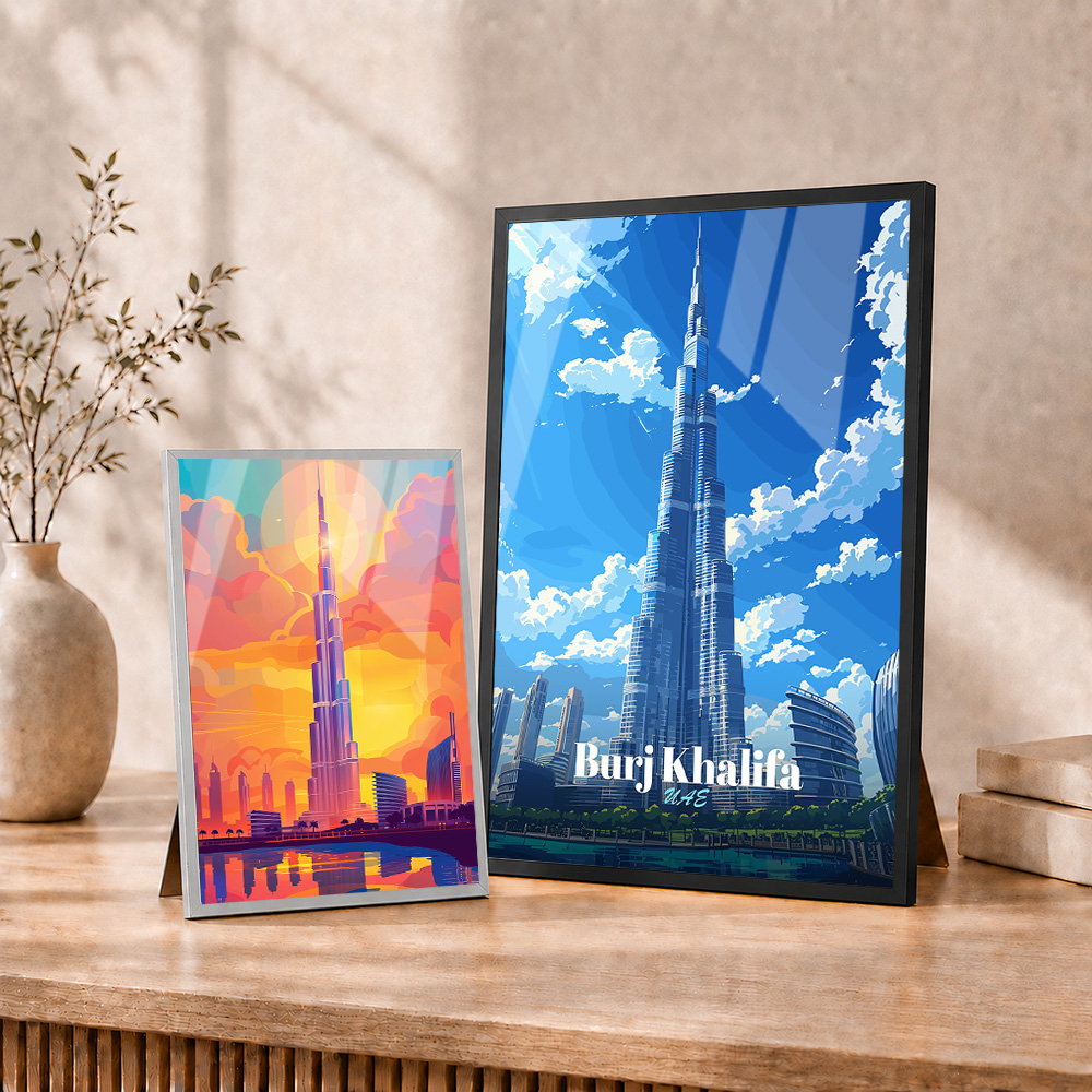 Dubai / VAE, gerahmter Metalld – Home Office Dubai Bewertung und Preis
