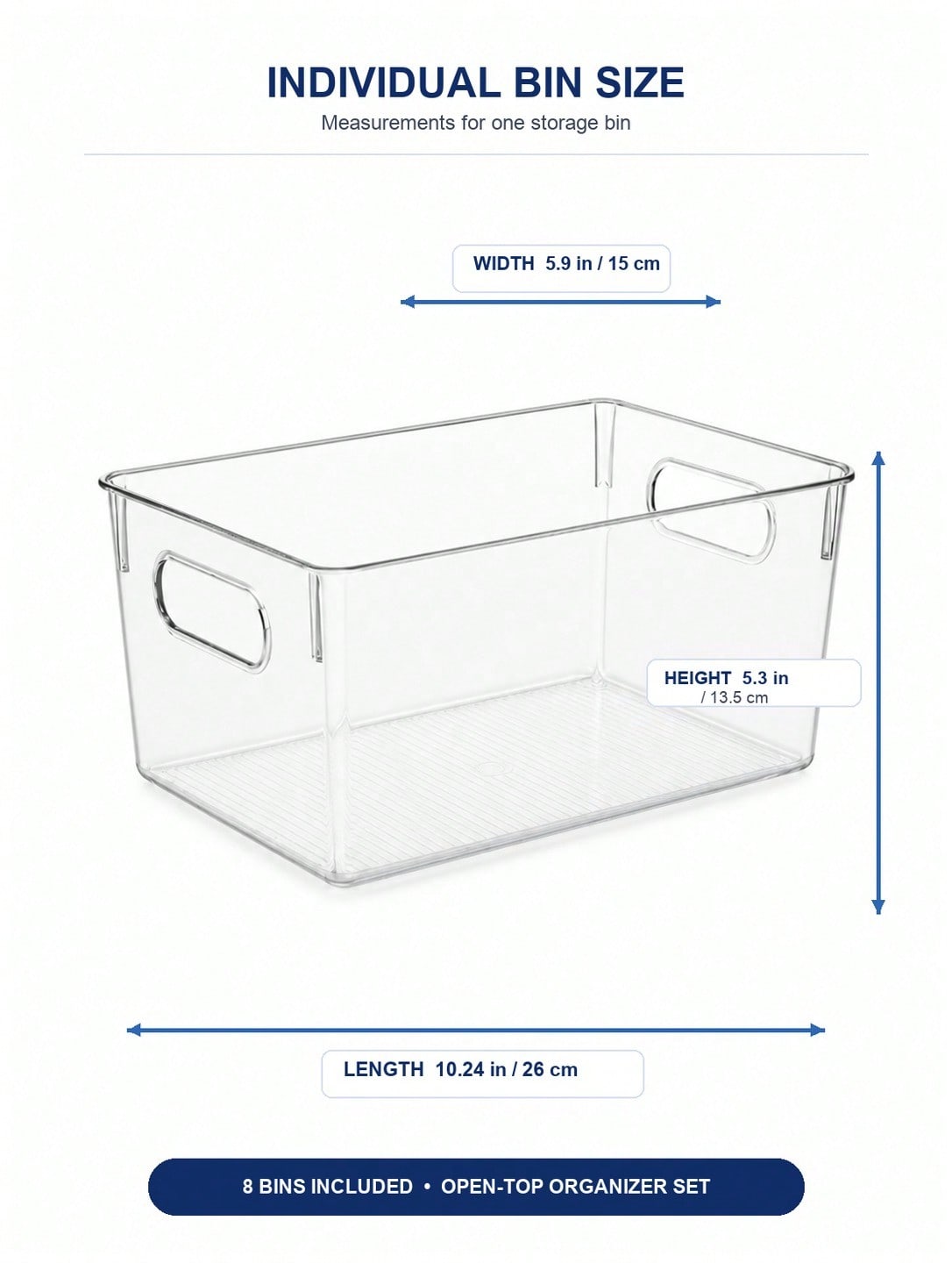 8er-Pack transparente Aufbewah – Home Office Organization Bewertung und Preis