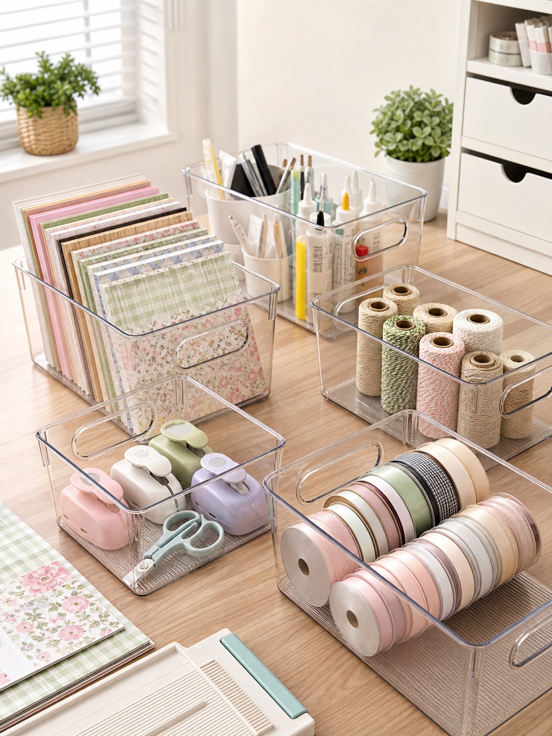 8er-Pack transparente Aufbewah – Home Office Organization Bewertung und Preis
