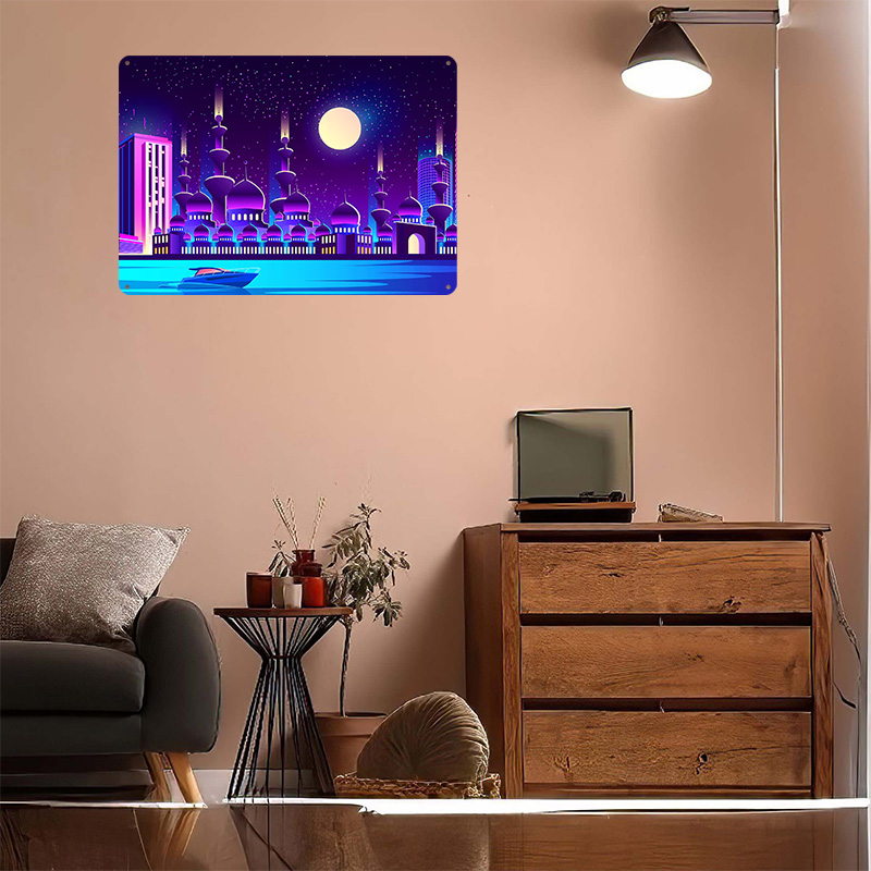 Synthwave Neon City Dubai Meta – Home Office Dubai Bewertung und Preis