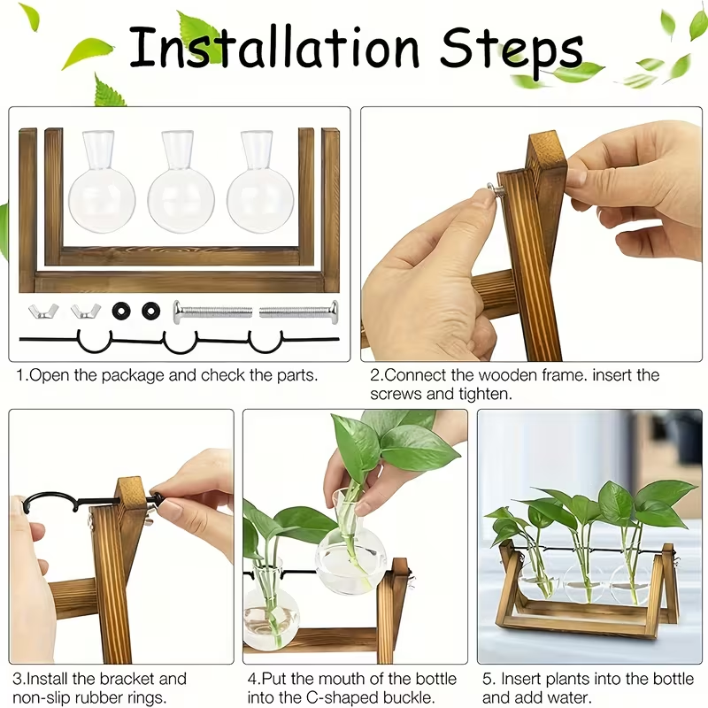 Hydroponisches Pflanzenterrari – Home Office With Plants Bewertung und Preis