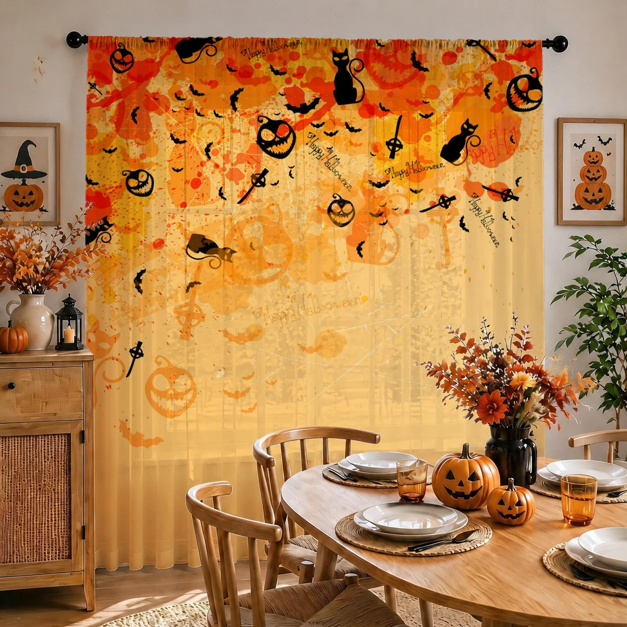 1 Stück Gruseliger Halloween-S – Home Office With Plants Bewertung und Preis