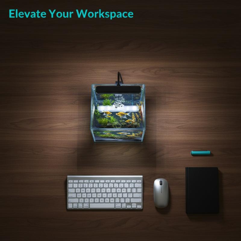 USB-Aquarium-Clipleuchte mit F – Home Office With Plants Bewertung und Preis