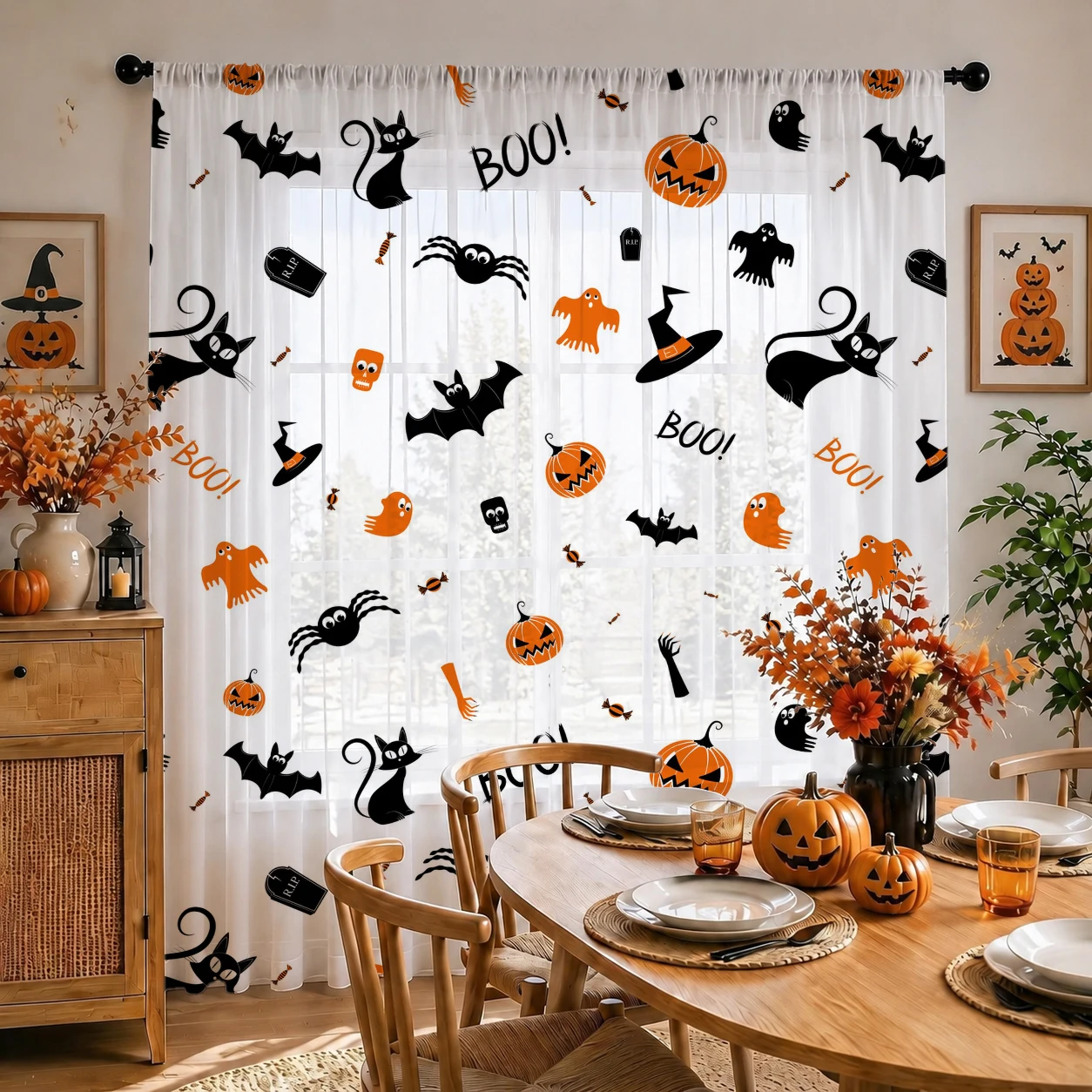 Halloween-Festival Transparent – Home Office With Plants Bewertung und Preis
