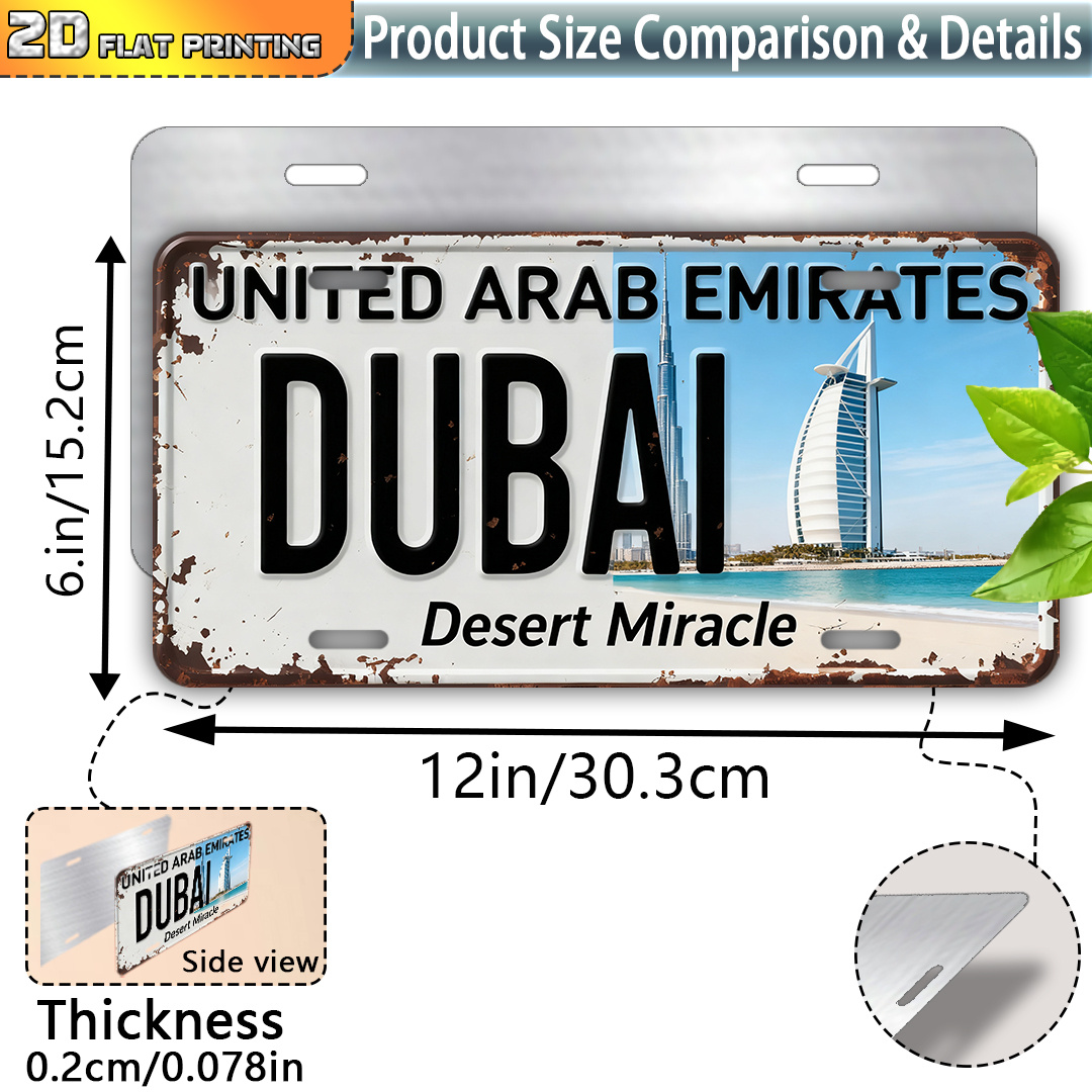 2D flach, 1 Stück Dubai UAE Vi – Home Office Dubai Bewertung und Preis