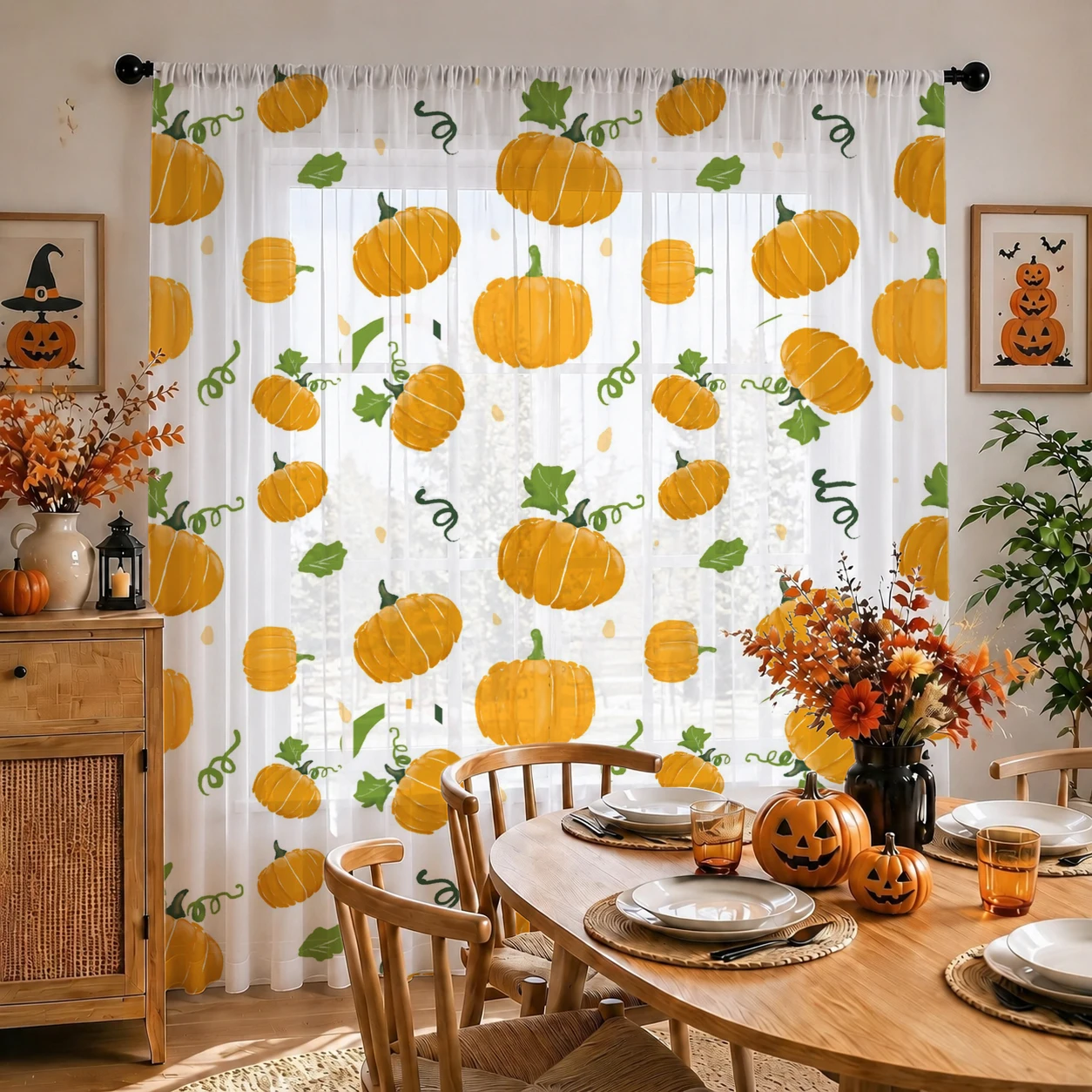 Halloween-Gardine mit Schlauch – Home Office With Plants Bewertung und Preis